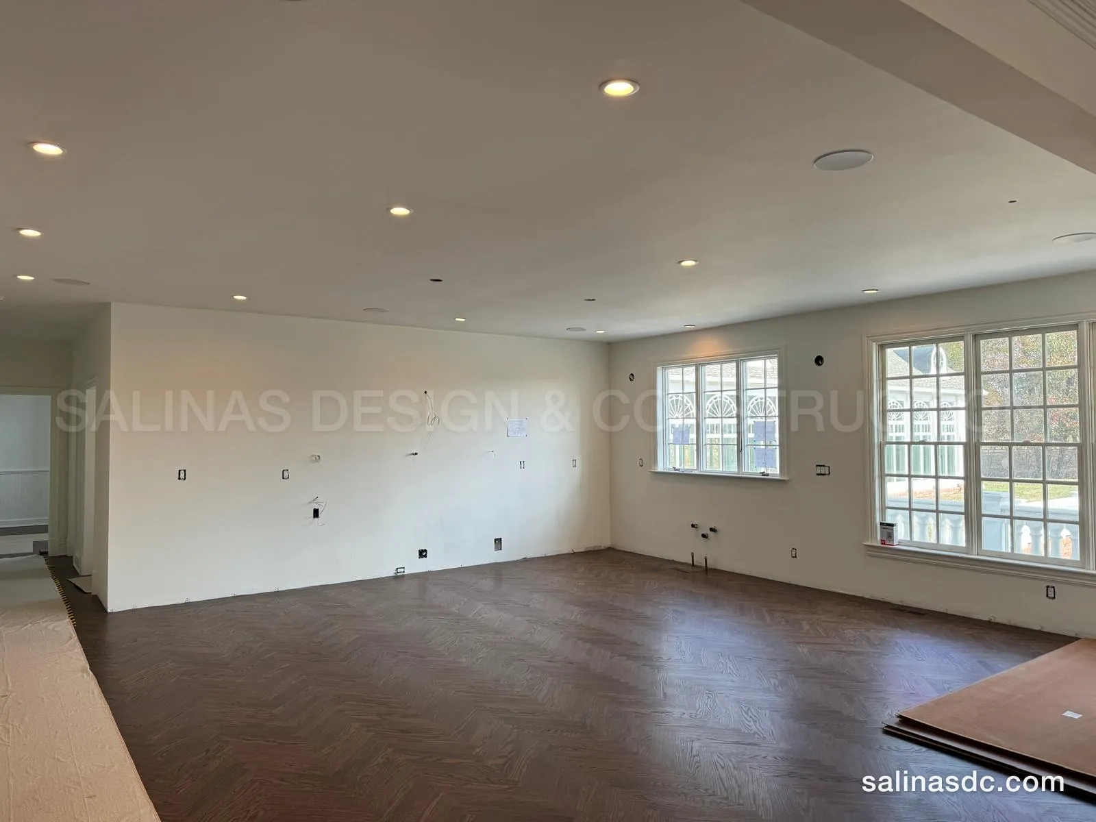 Custom cabinetry built and installed by Salinas Design and Construction in Weston, Connecticut. Singing Oaks Dr, photo 1 of 8.