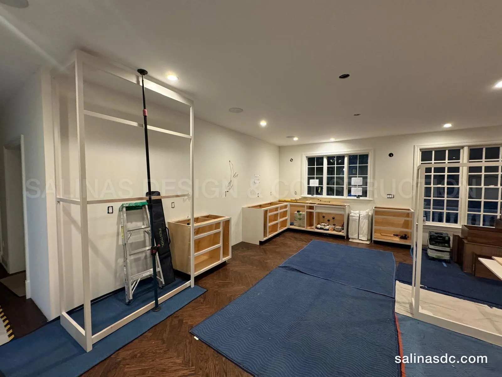Custom cabinetry built and installed by Salinas Design and Construction in Weston, Connecticut. Singing Oaks Dr, photo 2 of 8.