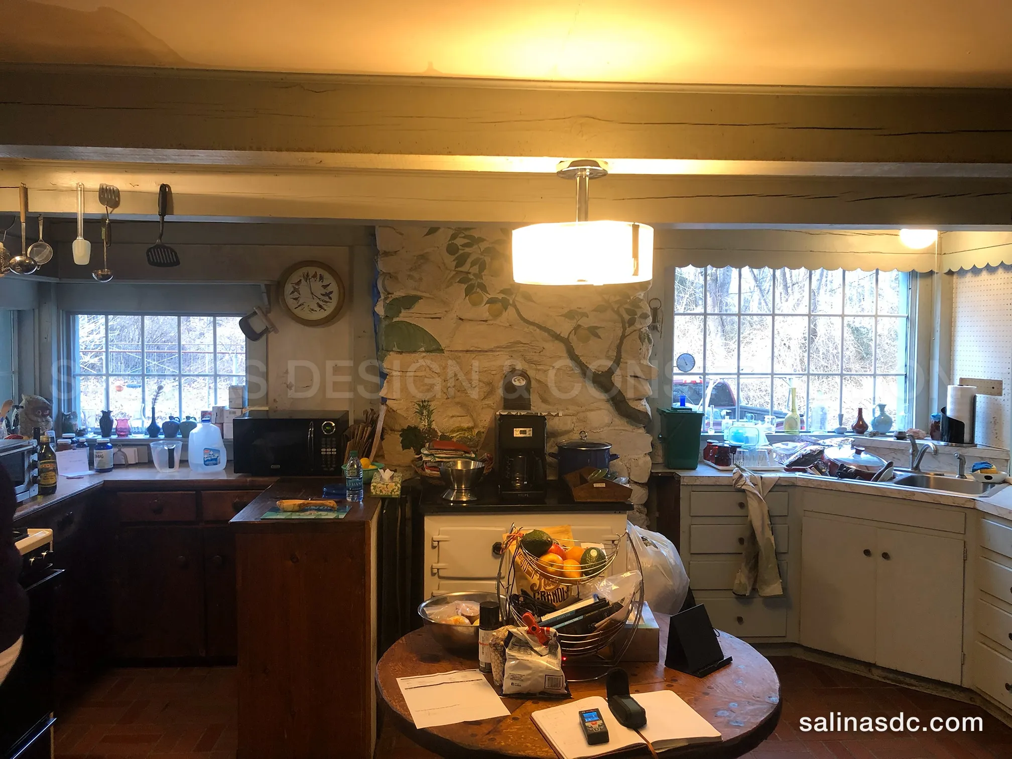 Custom cabinetry built and installed by Salinas Design and Construction in Redding, Connecticut. Wayside Ln, photo 1 of 10.