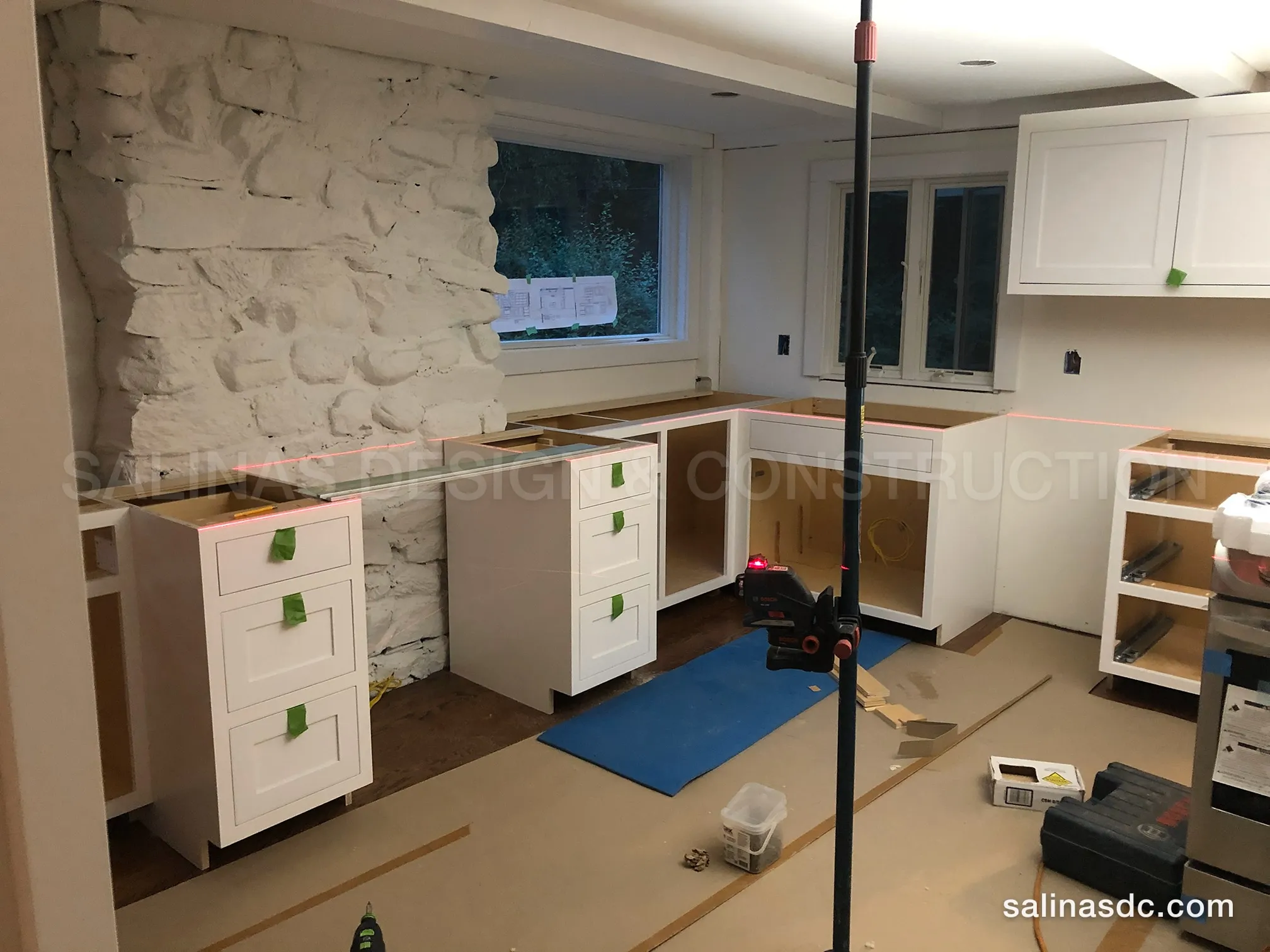 Custom cabinetry built and installed by Salinas Design and Construction in Redding, Connecticut. Wayside Ln, photo 5 of 10.