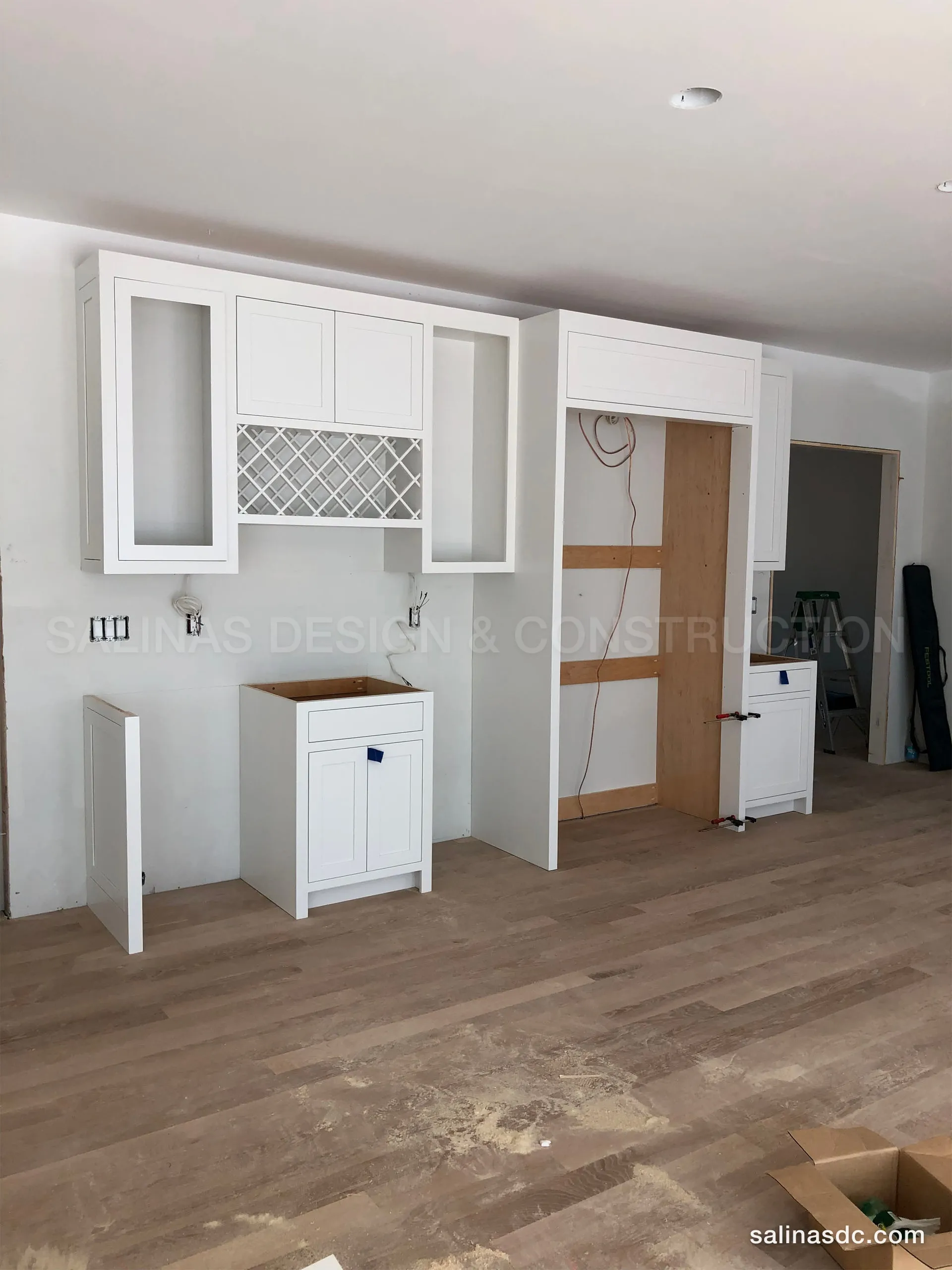 Custom cabinetry built and installed by Salinas Design and Construction in Westport, Connecticut. Eno Ln, photo 1 of 11.