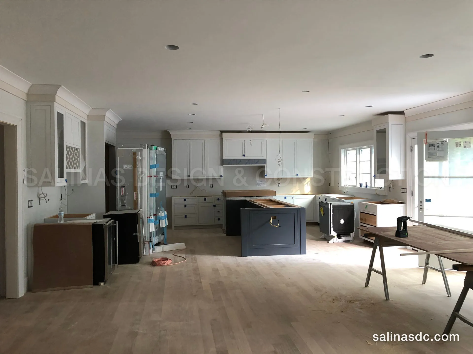 Custom cabinetry built and installed by Salinas Design and Construction in Westport, Connecticut. Eno Ln, photo 2 of 11.