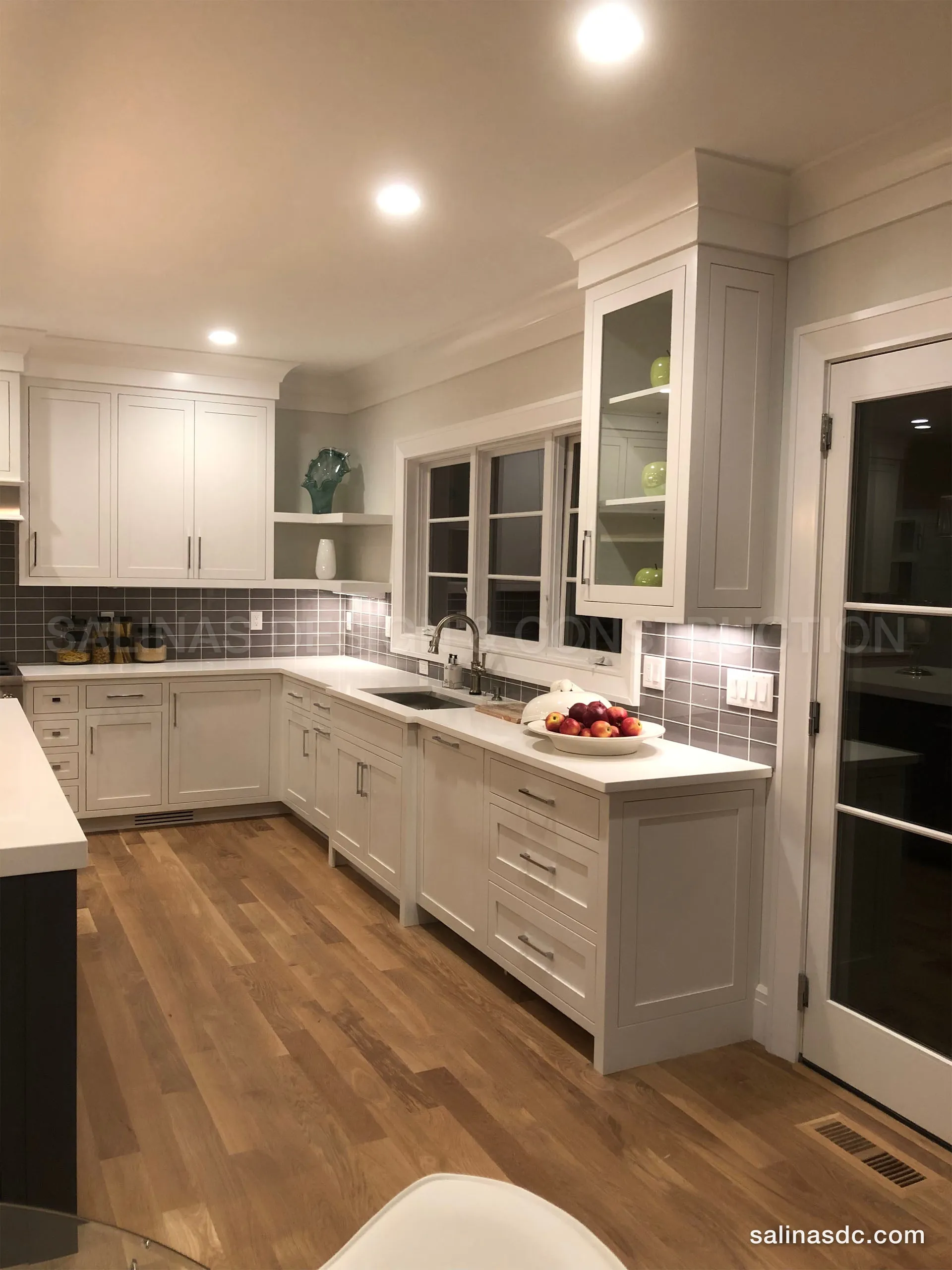 Custom cabinetry built and installed by Salinas Design and Construction in Westport, Connecticut. Eno Ln, photo 5 of 11.