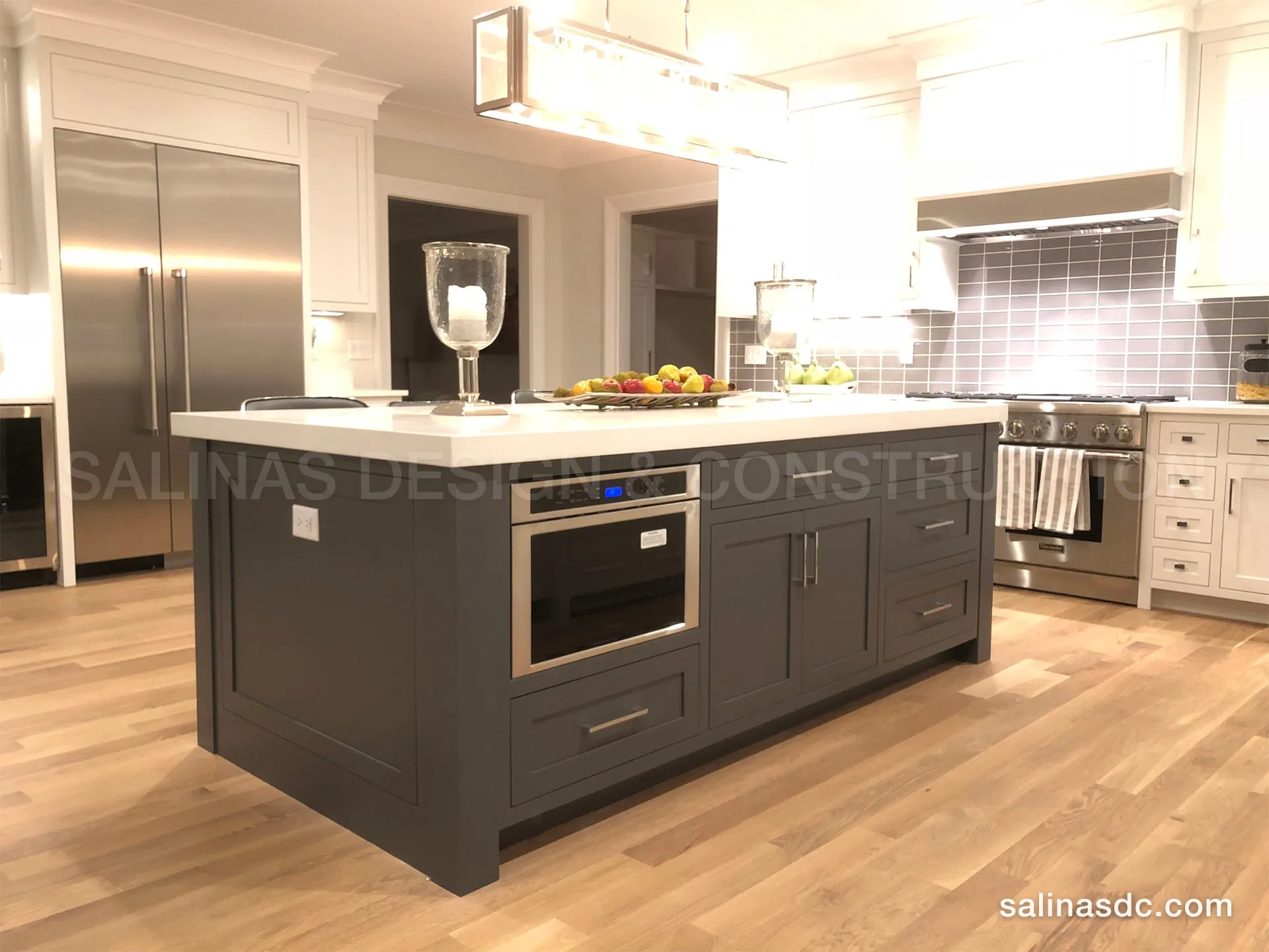 Custom cabinetry built and installed by Salinas Design and Construction in Westport, Connecticut. Eno Ln, photo 7 of 11.