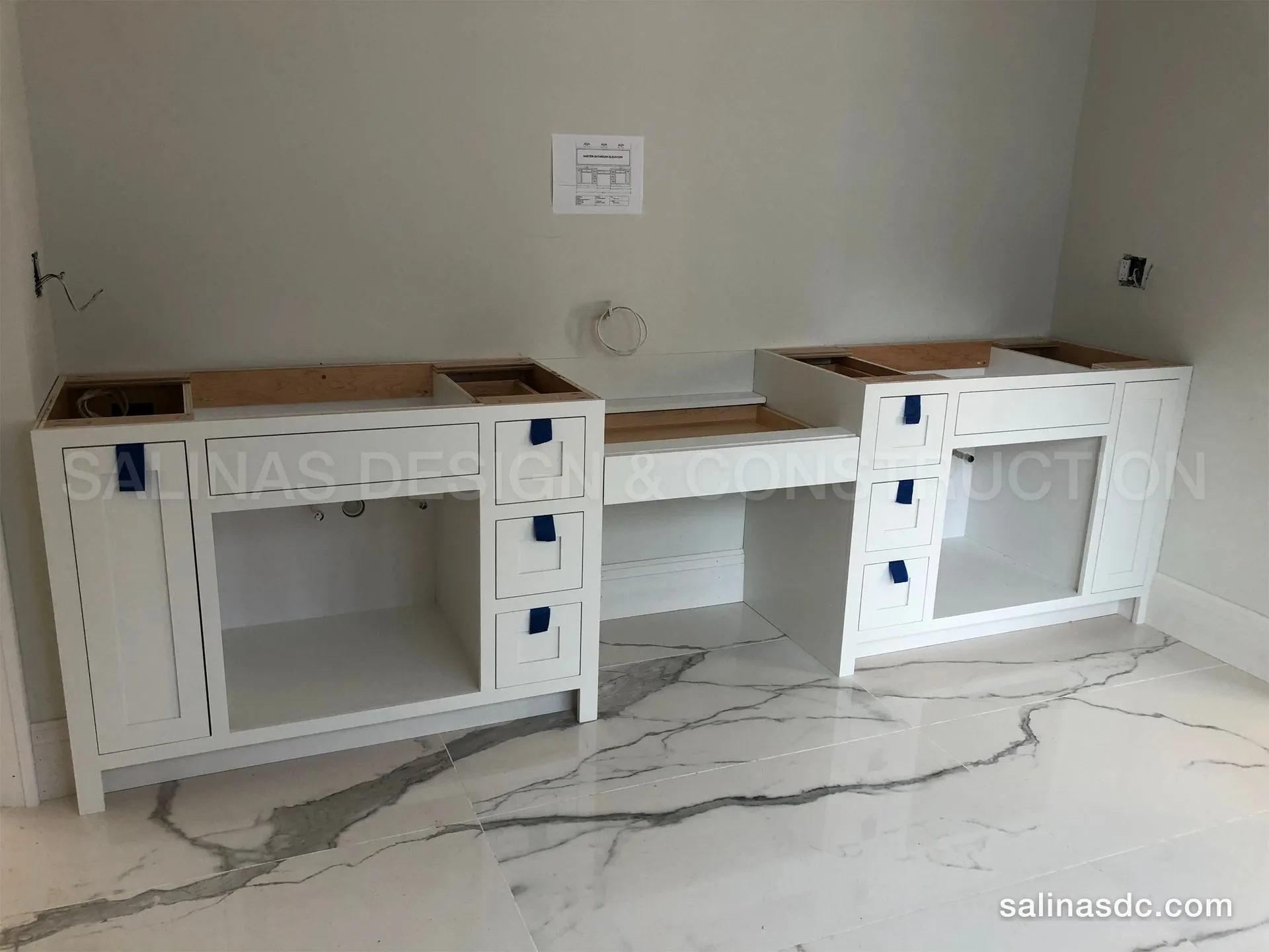 Custom cabinetry built and installed by Salinas Design and Construction in Westport, Connecticut. Eno Ln, photo 8 of 11.