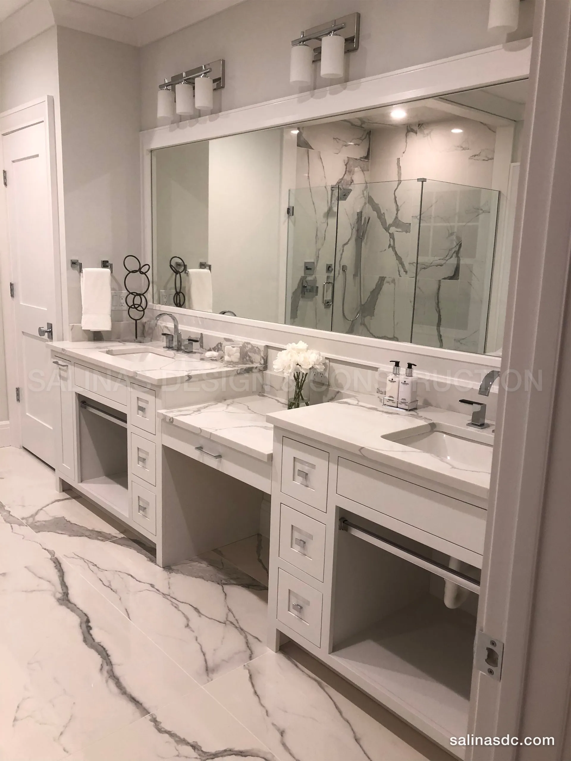 Custom cabinetry built and installed by Salinas Design and Construction in Westport, Connecticut. Eno Ln, photo 9 of 11.