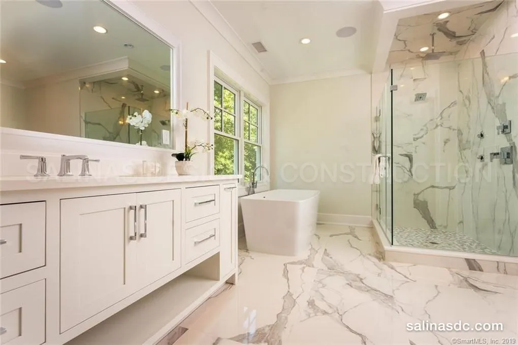 Custom cabinetry built and installed by Salinas Design and Construction in Westport, Connecticut. Eno Ln II, photo 15 of 18.