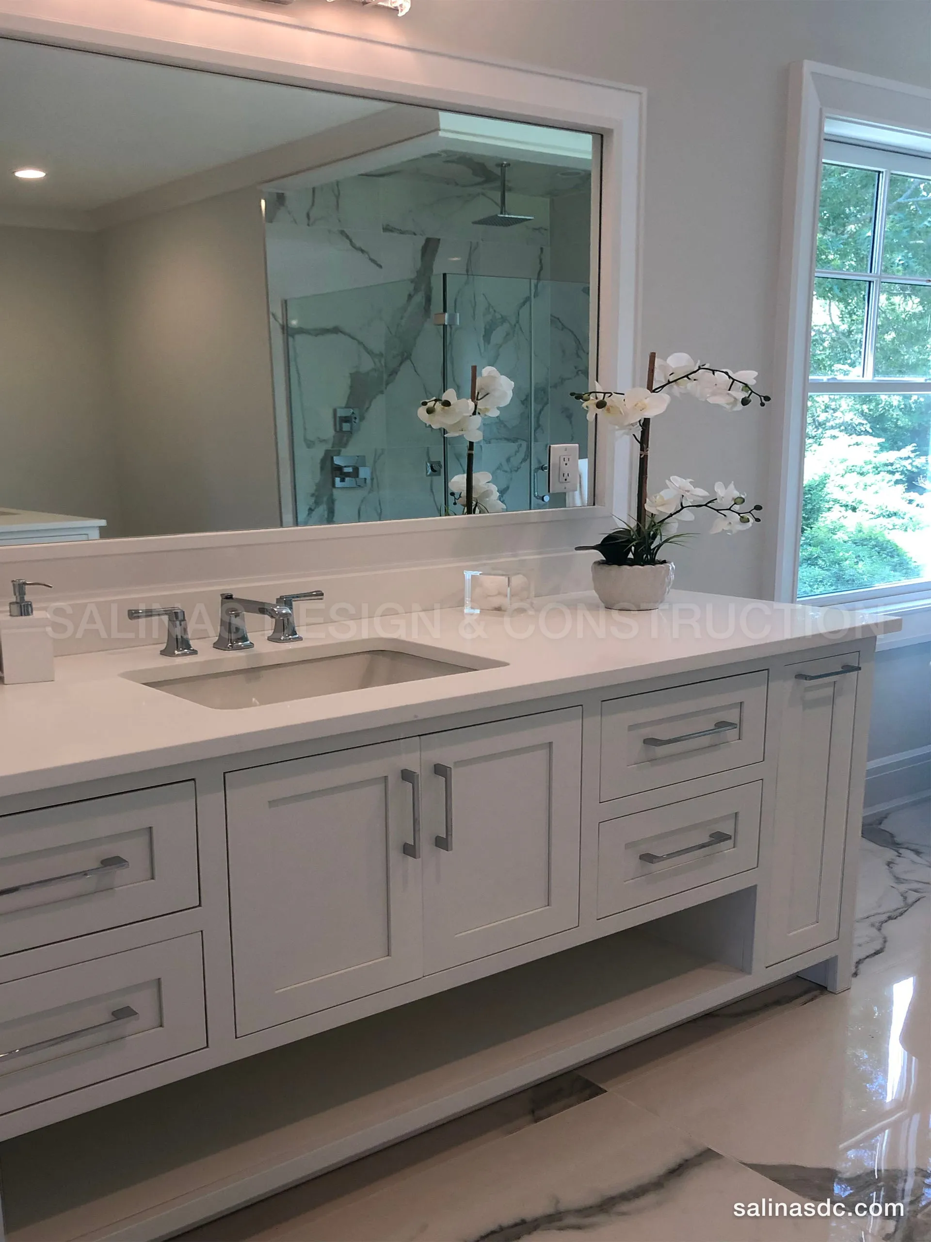 Custom cabinetry built and installed by Salinas Design and Construction in Westport, Connecticut. Eno Ln II, photo 17 of 18.