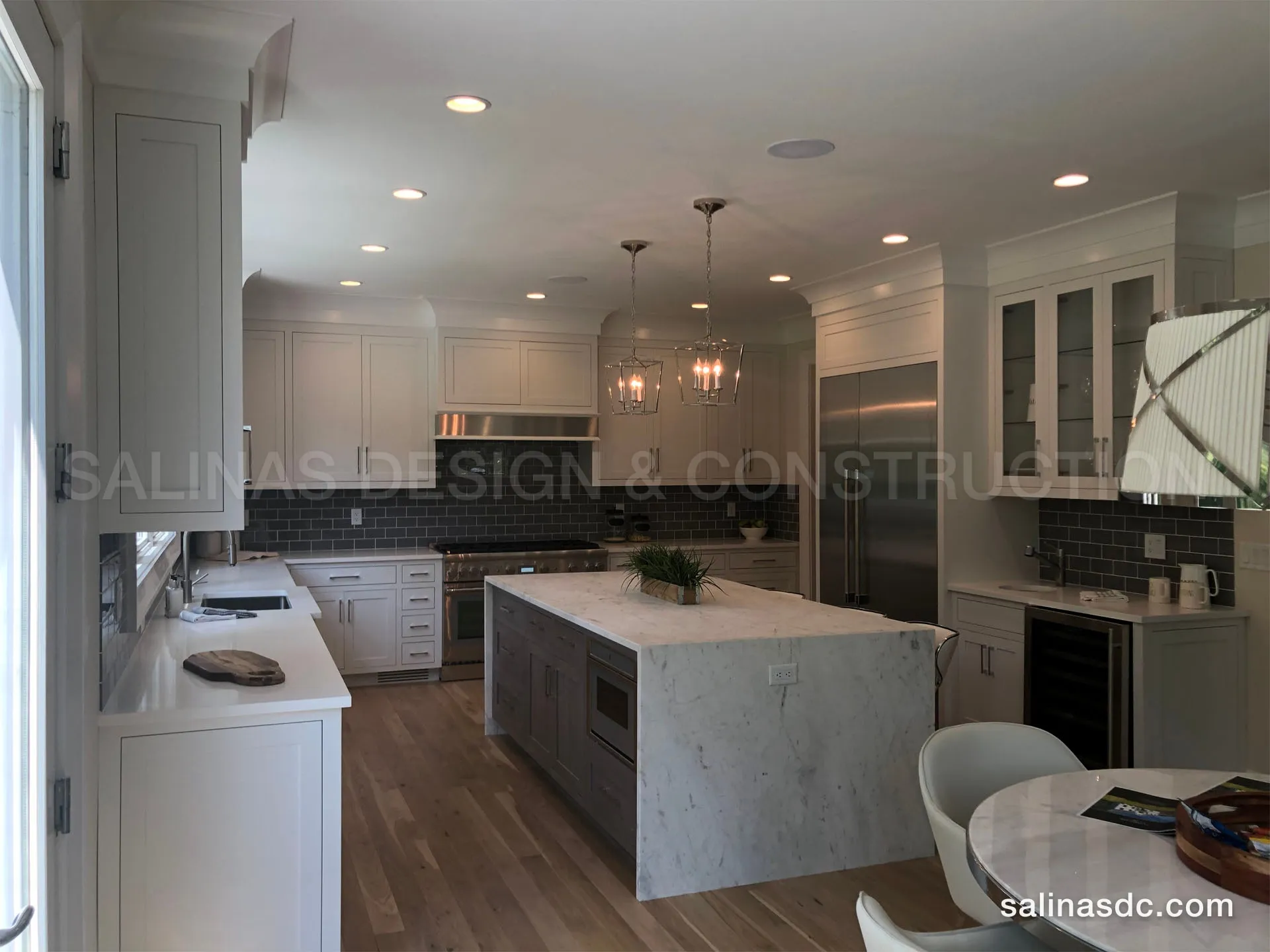 Custom cabinetry built and installed by Salinas Design and Construction in Westport, Connecticut. Eno Ln II, photo 5 of 18.