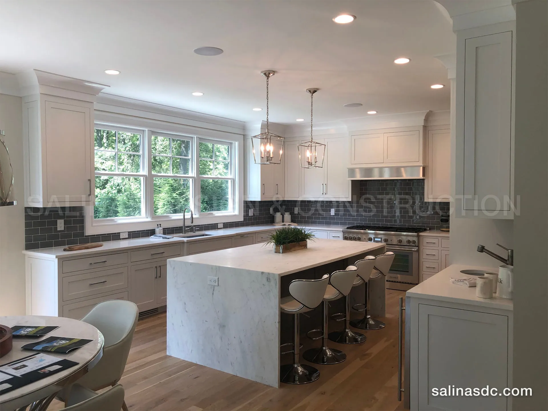 Custom cabinetry built and installed by Salinas Design and Construction in Westport, Connecticut. Eno Ln II, photo 6 of 18.