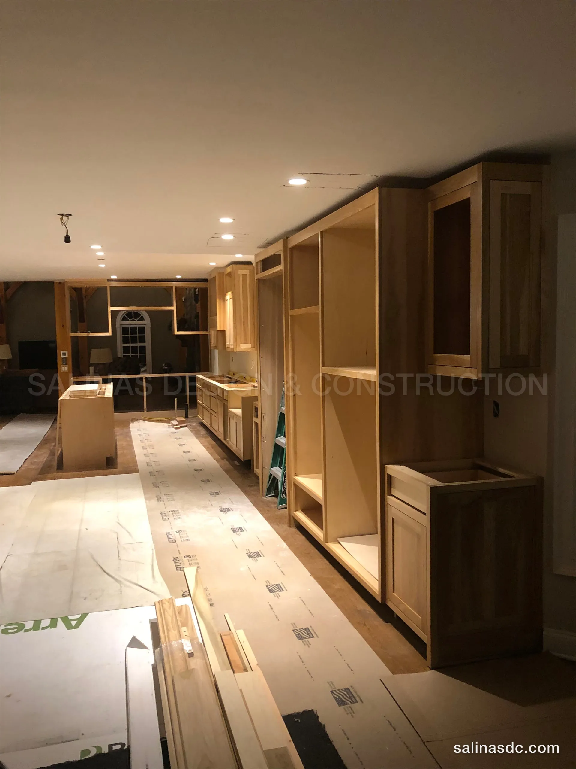 Custom cabinetry built and installed by Salinas Design and Construction in Southbury, Connecticut. Southford Rd, photo 2 of 10.