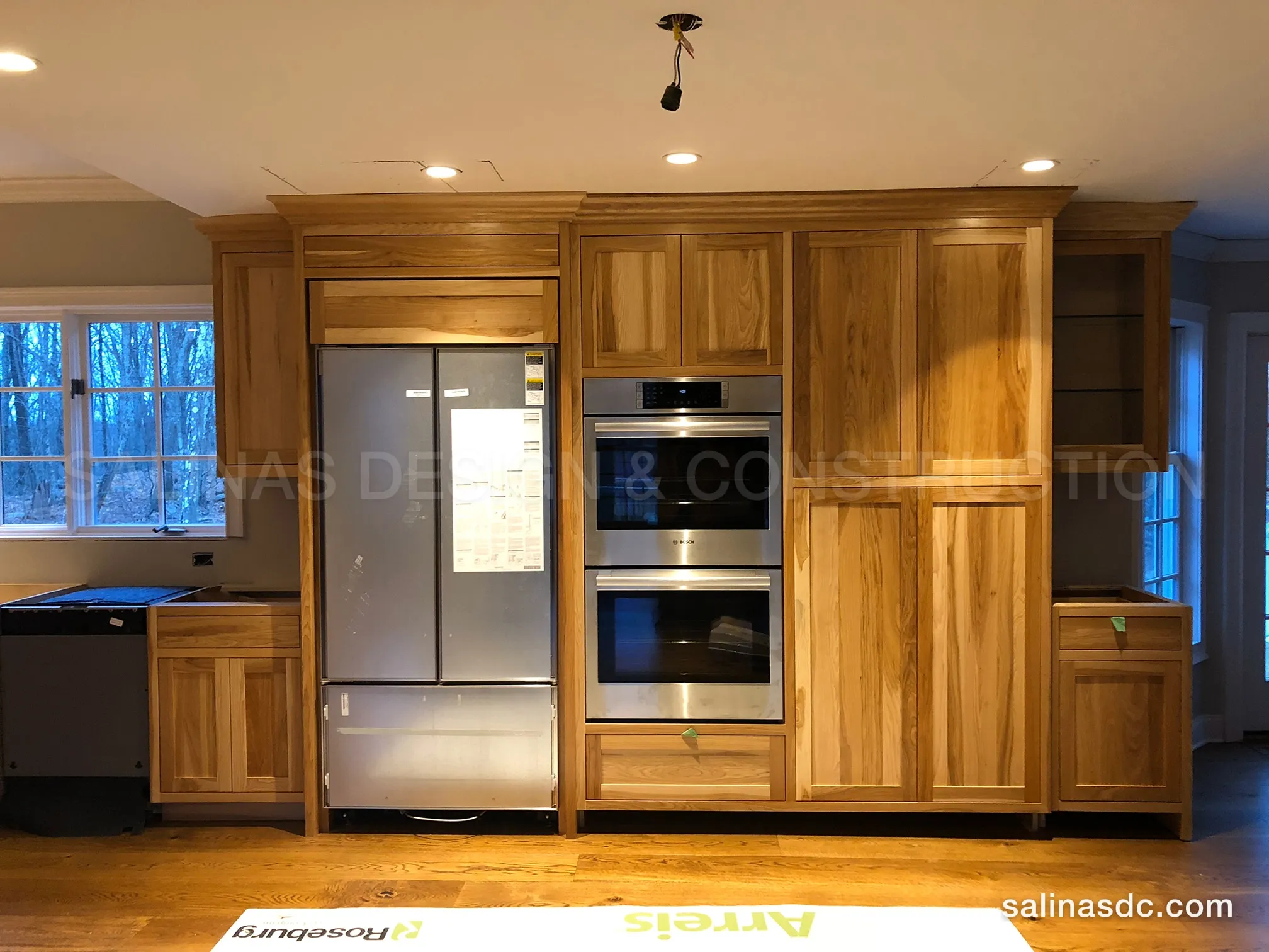 Custom cabinetry built and installed by Salinas Design and Construction in Southbury, Connecticut. Southford Rd, photo 3 of 10.